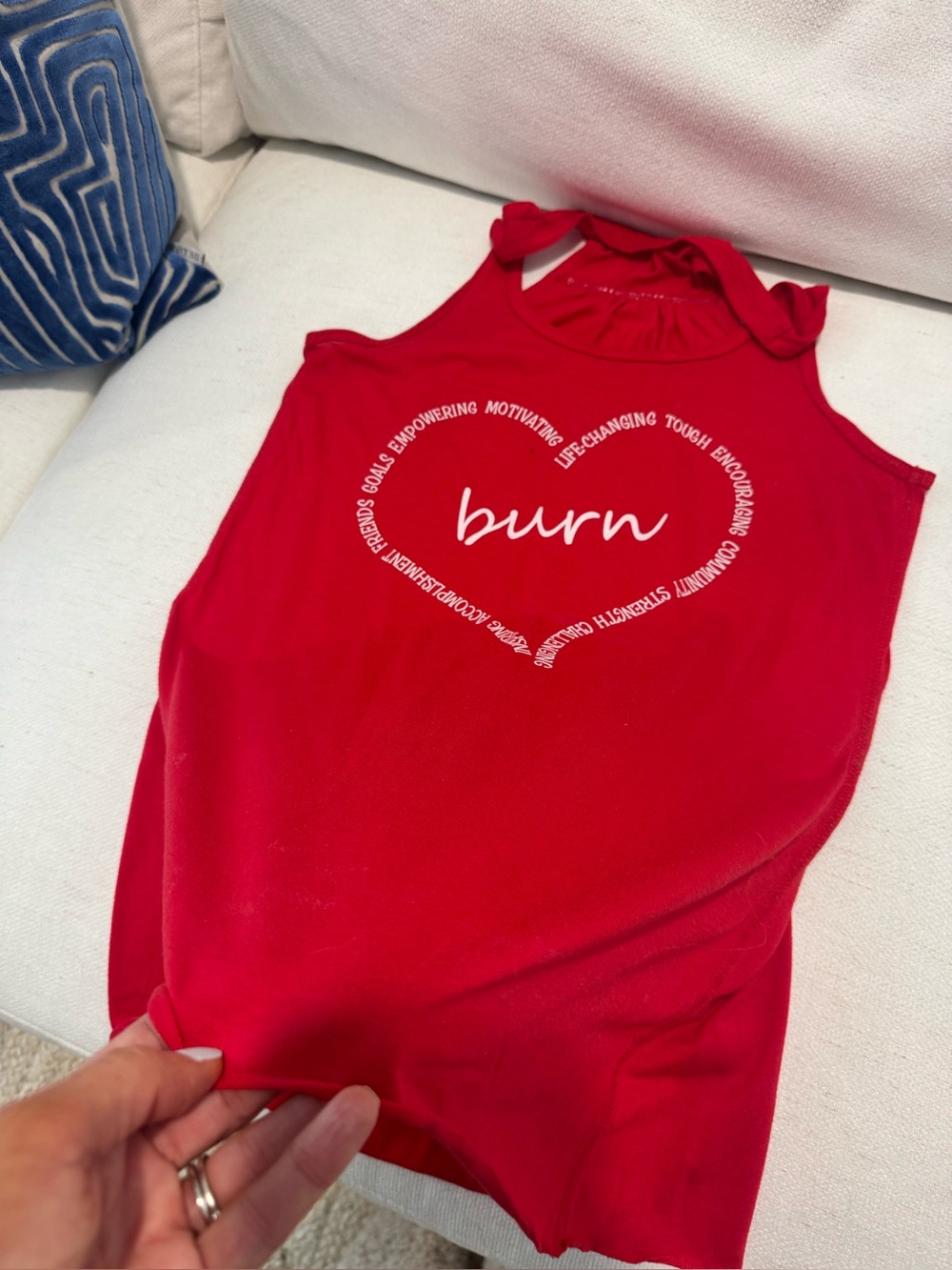 Lot of 10 Burn Boot Camp tops mostly small - Picture 12 of 13